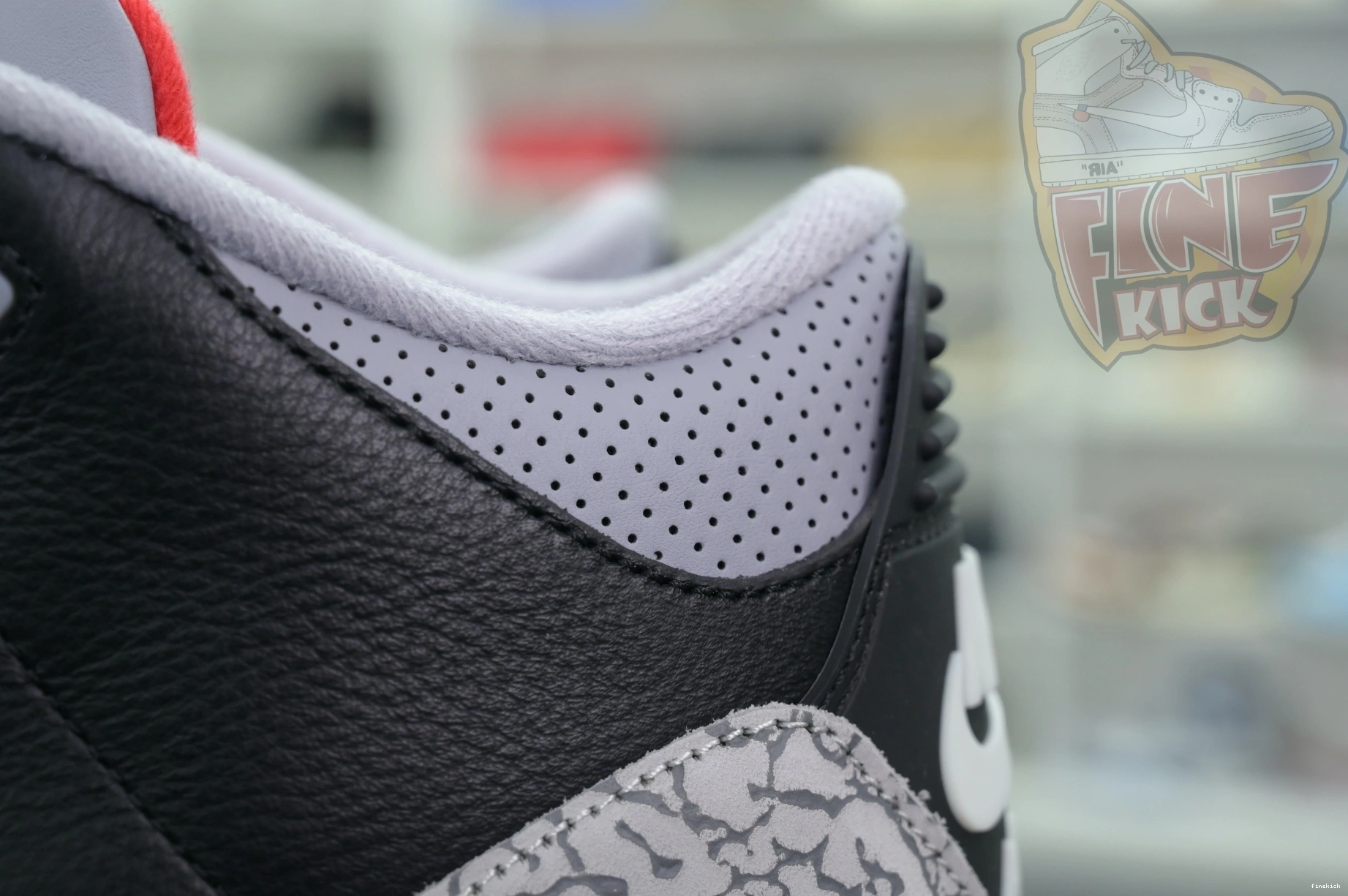 Air Reimagined” 3“Black Jordan Cement 0224